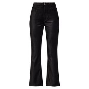 Agolde 'Nico' Black Velvet Boot-Cut Trousers Pants Size 30